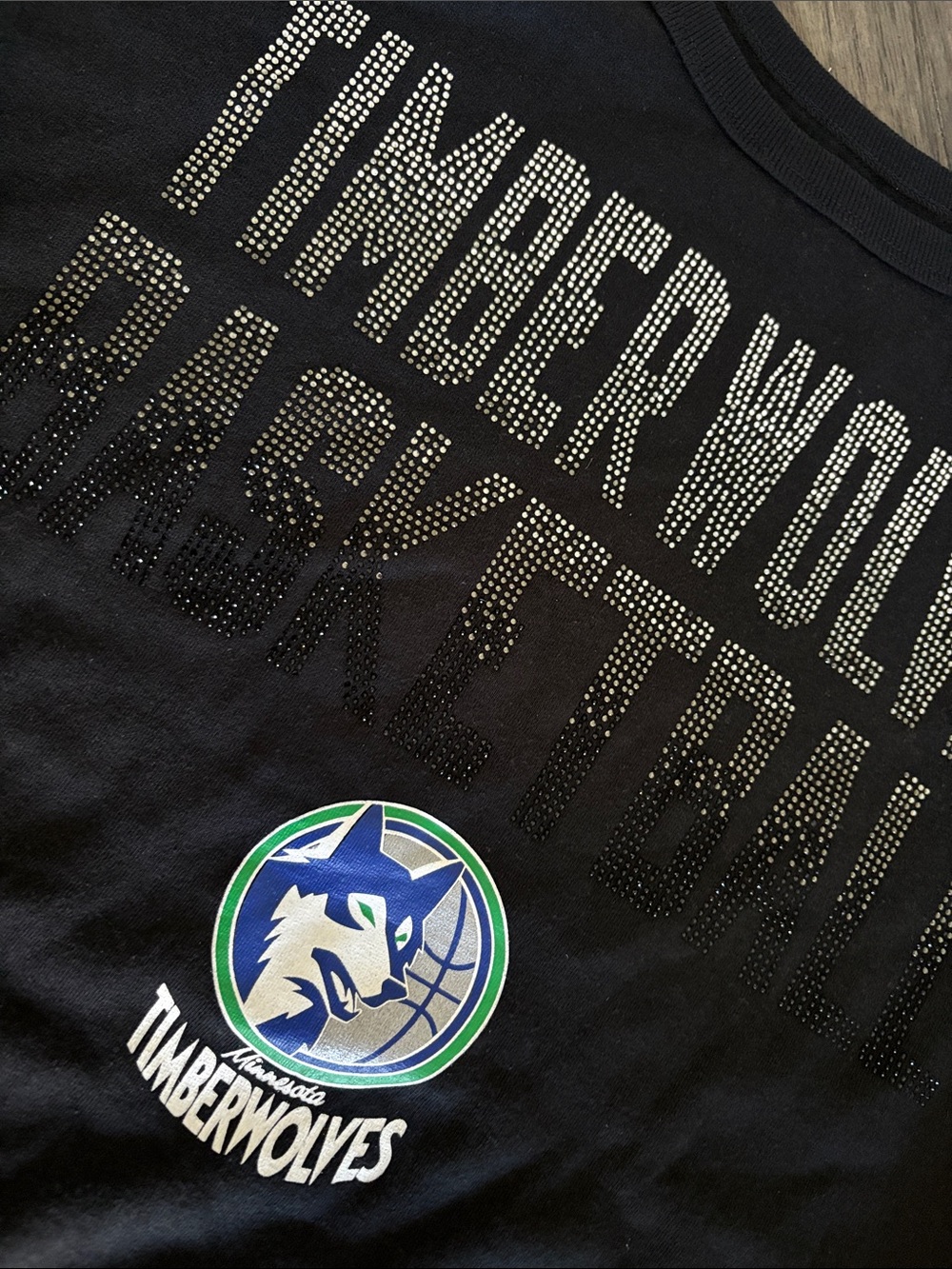 NWT [G-III] Minnesota Timberwolves NBA Bling Long Sleeve Sweatshirt Women’s XXL - Picture 7 of 13